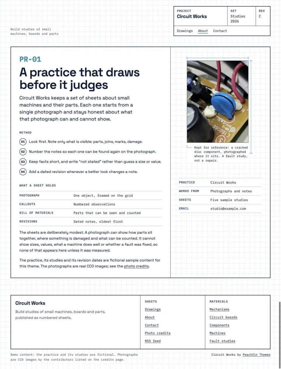 Circuit Works, About page