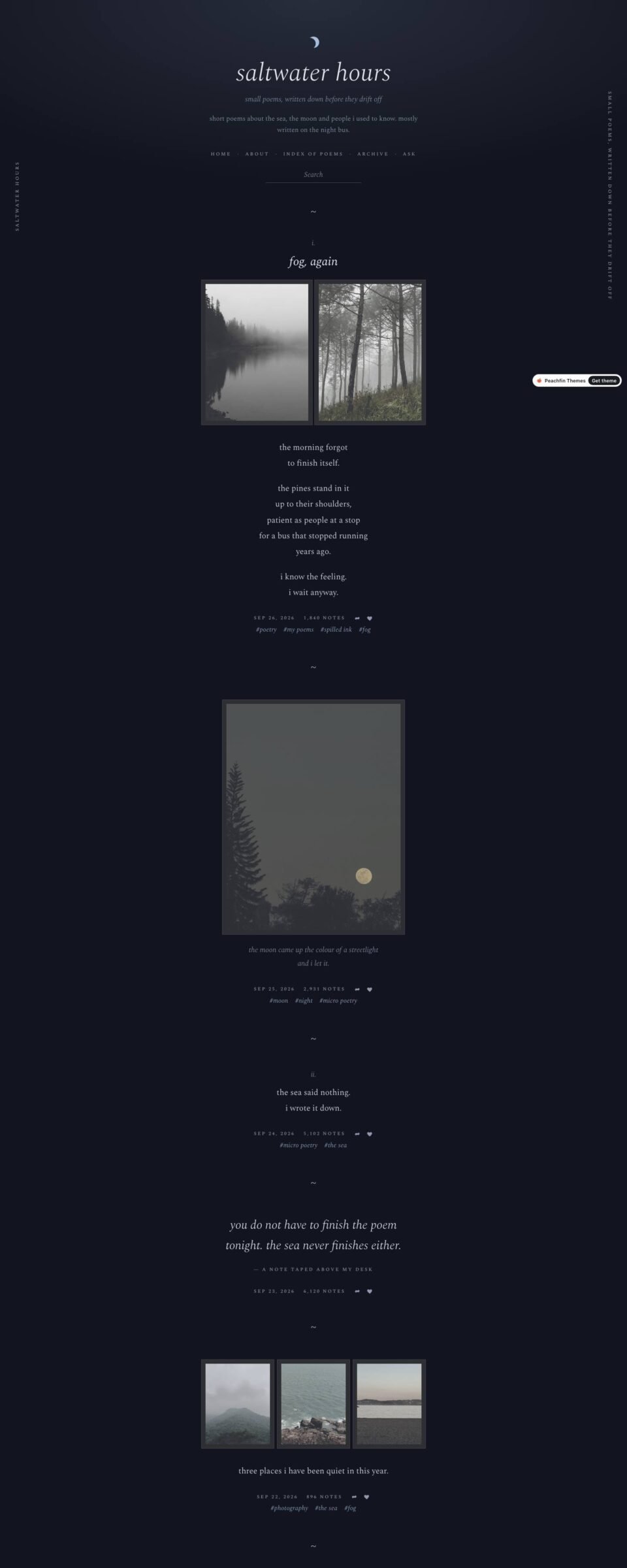 Stanza, Home page