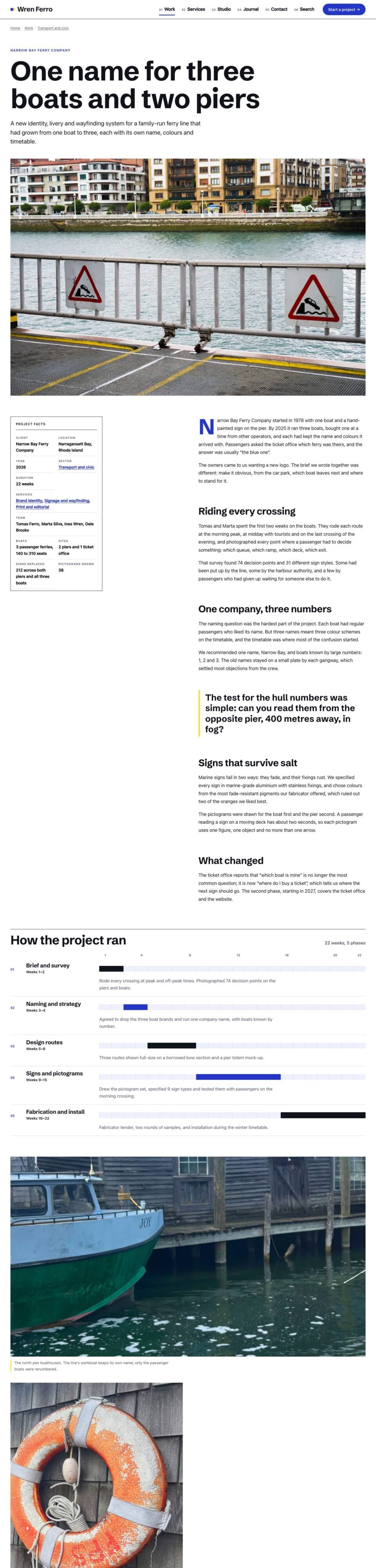 Brief, Case study page